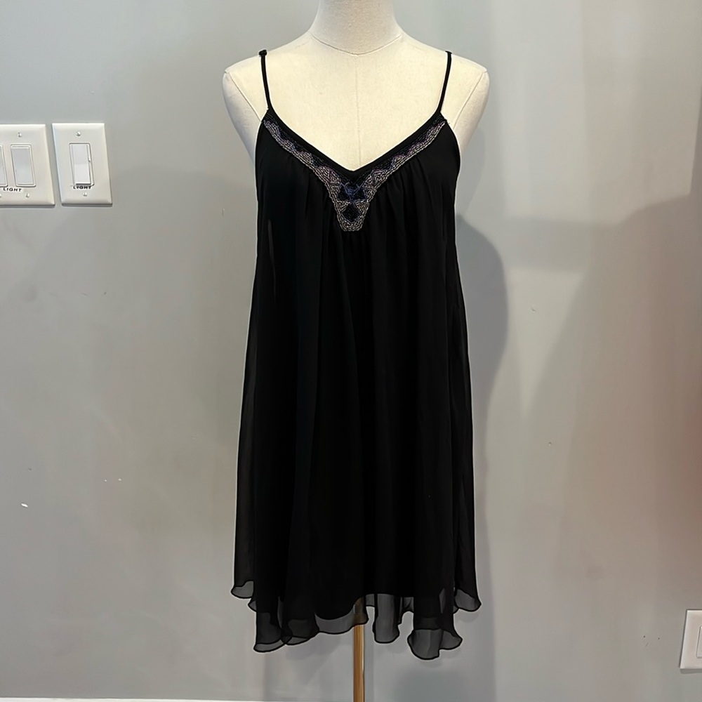 Flowy black dress
